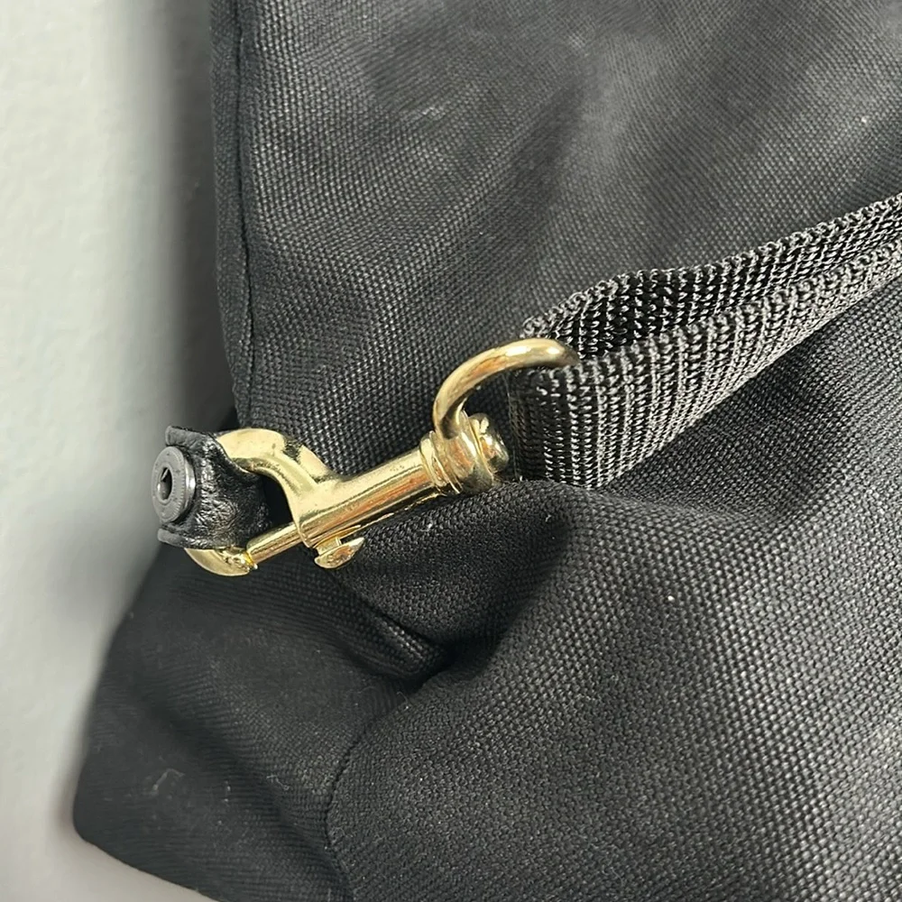 John Varvatos Black Men's Overnight bag 100% canvas NWT